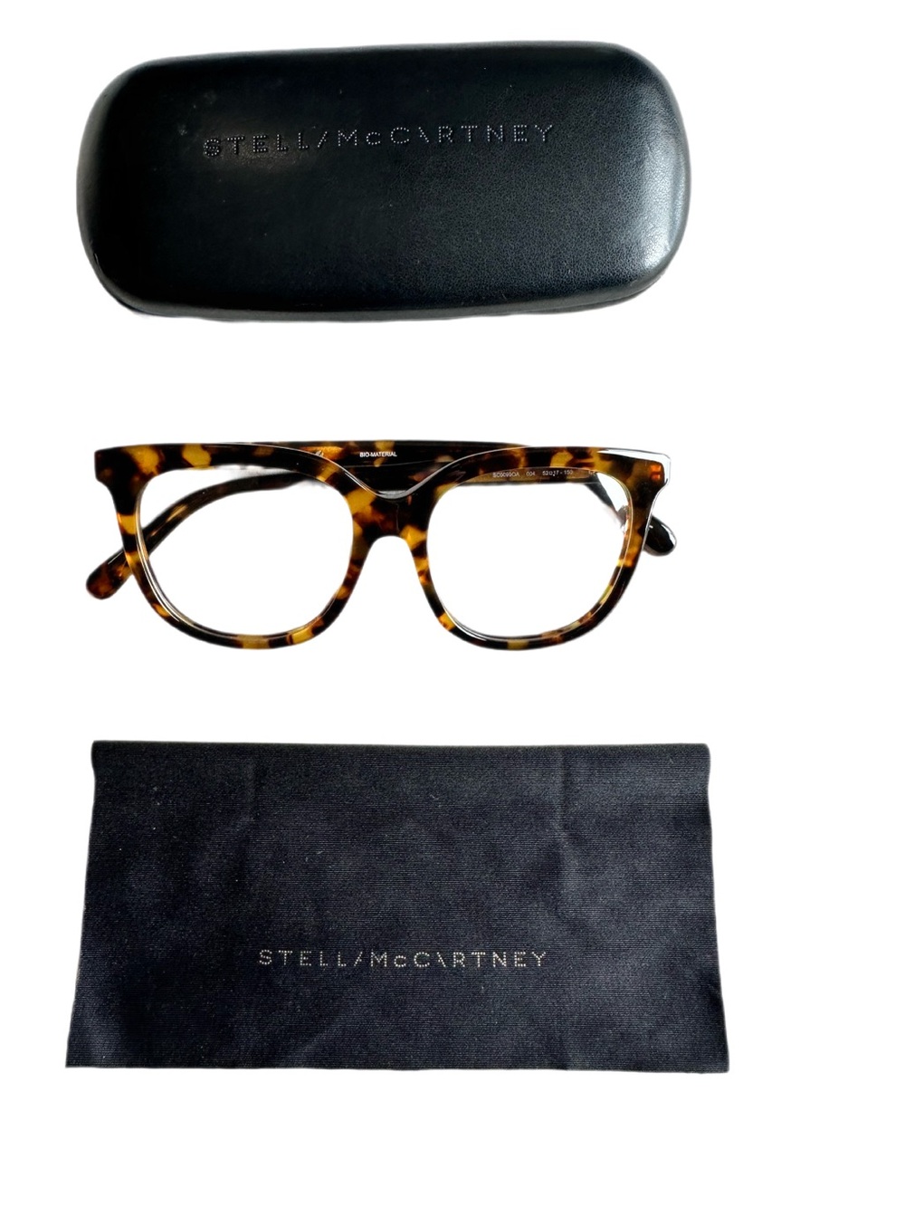 Stella McCartney Havana Tortoiseshell Optical Eyeglass Frames - Picture 5 of 8